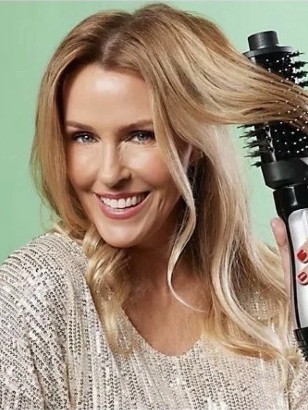 Hot Tools Pro Signature Blowout Hair Brush Ultimate 4-Pc Kit Blck/Silver New - Picture 3 of 9